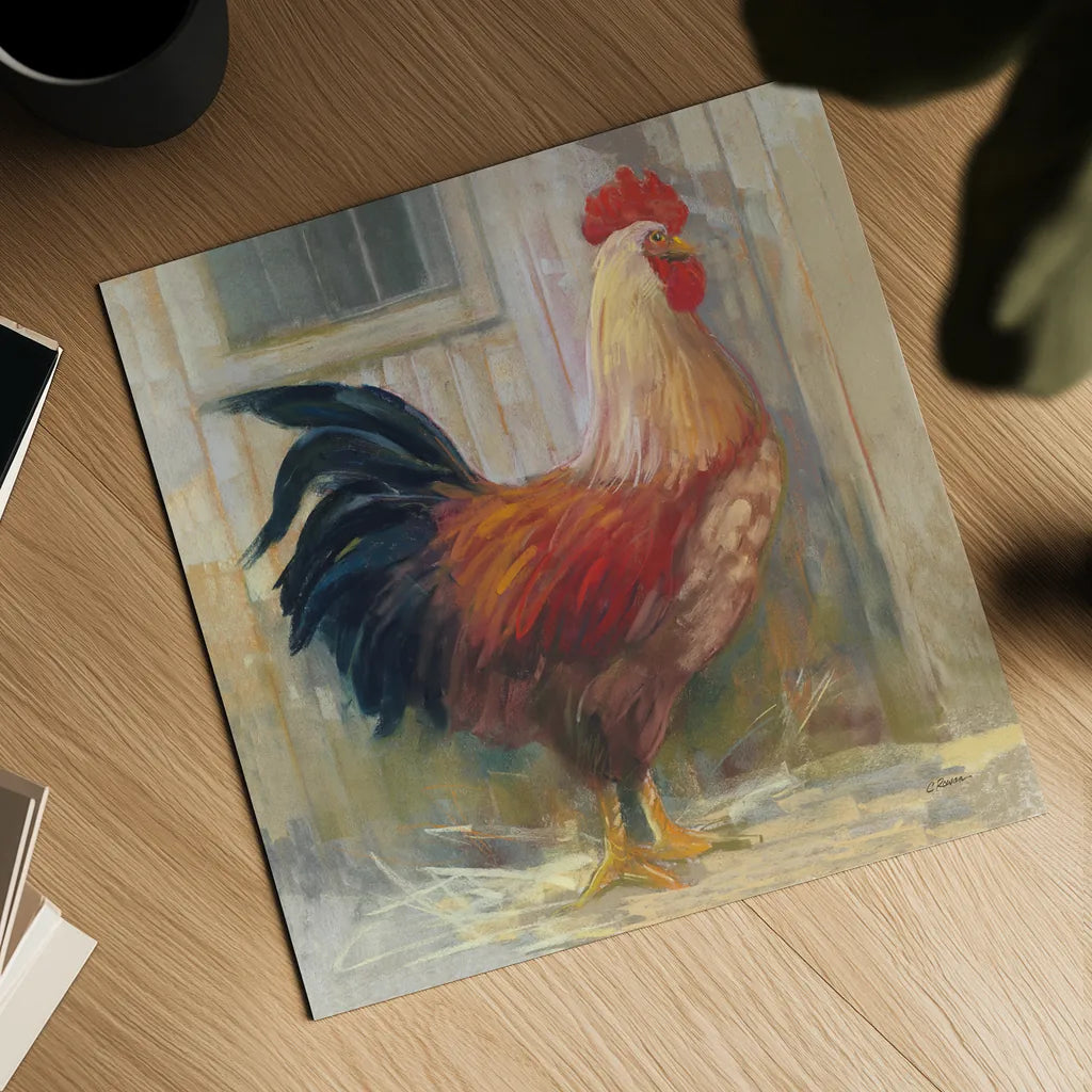 Sam by Carol Rowan. Shown as a detailed flat fine art print, highlighting archival giclee quality. Available as an archival giclee rolled canvas, fine art paper, or poster print. SKU 8165a.