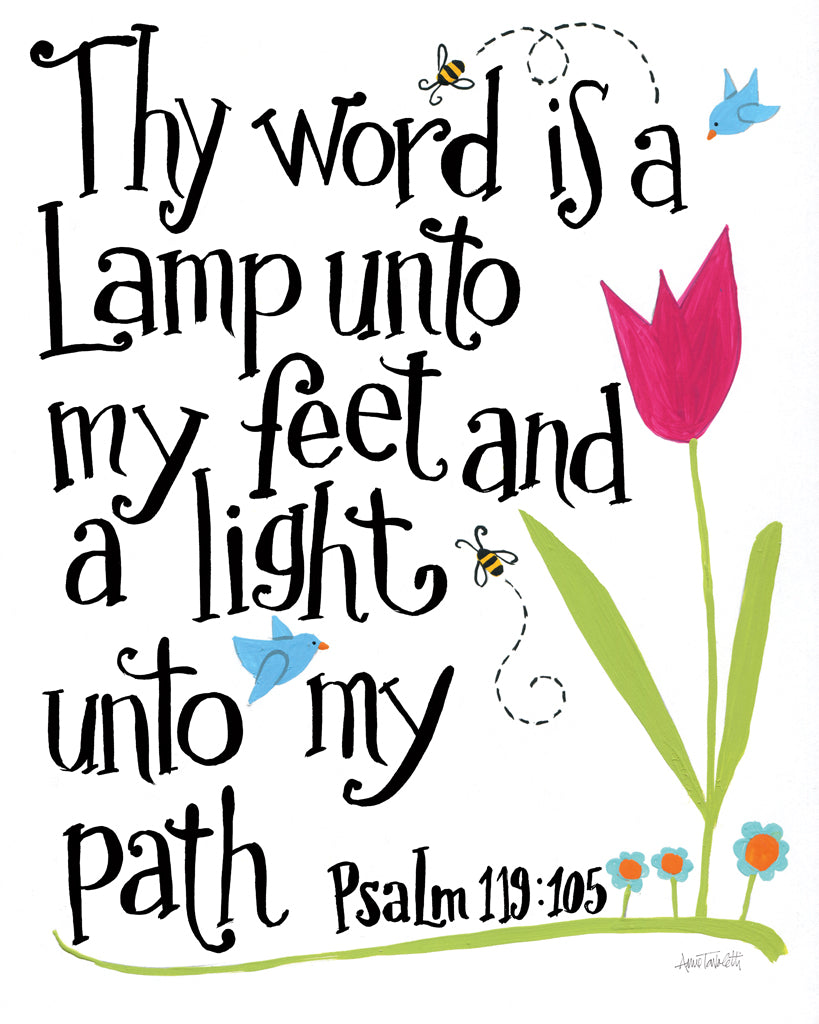Reproduction of Thy Word by Anne Tavoletti - Wall Decor Art