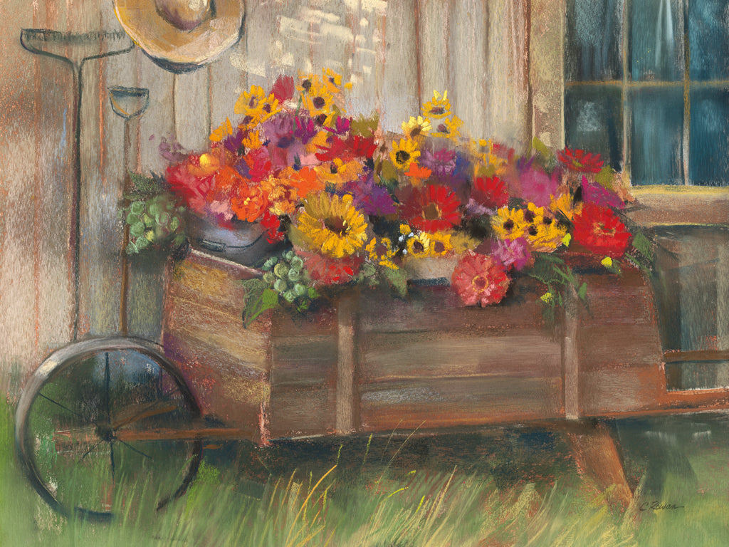 Reproduction of Flowers for Market by Carol Rowan - Wall Decor Art