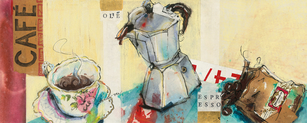 Reproduction of The Coffee Shop by Kellie Day - Wall Decor Art
