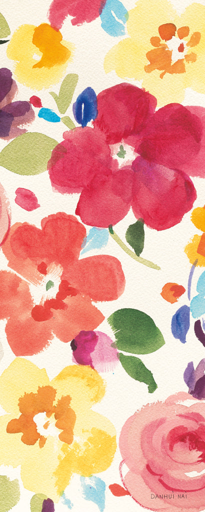 Reproduction of Popping Florals III by Danhui Nai - Wall Decor Art