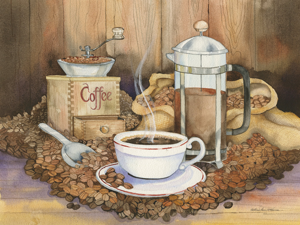 Reproduction of Coffee by Kathleen Parr McKenna - Wall Decor Art