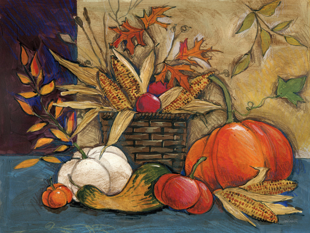 Reproduction of Corn Basket by Anne Tavoletti - Wall Decor Art