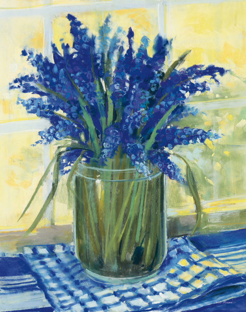 Reproduction of Windowsill Floral I by Carol Rowan - Wall Decor Art