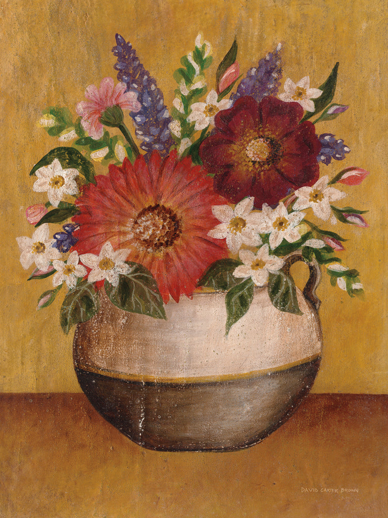 Reproduction of Summer Bouquet I by David Carter Brown - Wall Decor Art