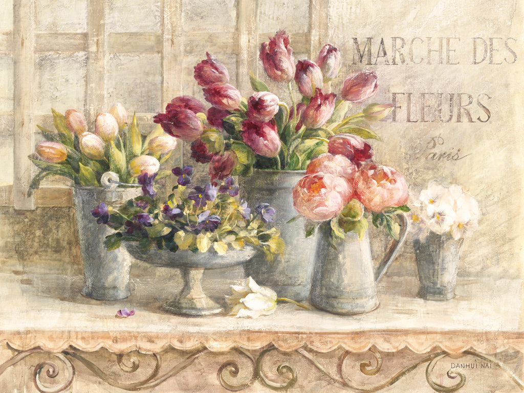 Reproduction of Marche de Fleurs by Danhui Nai - Wall Decor Art