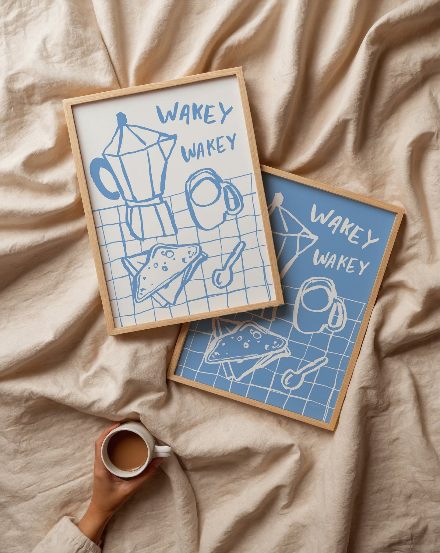 Breakfast Doodles V White