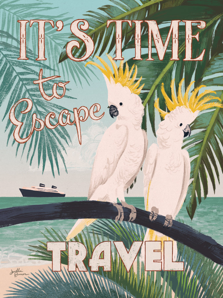 Reproduction of Welcome to Paradise IV by Janelle Penner - Wall Decor Art