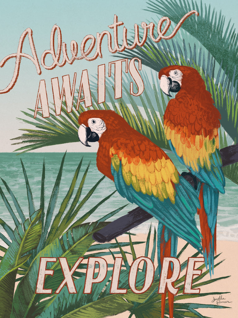 Reproduction of Welcome to Paradise V by Janelle Penner - Wall Decor Art