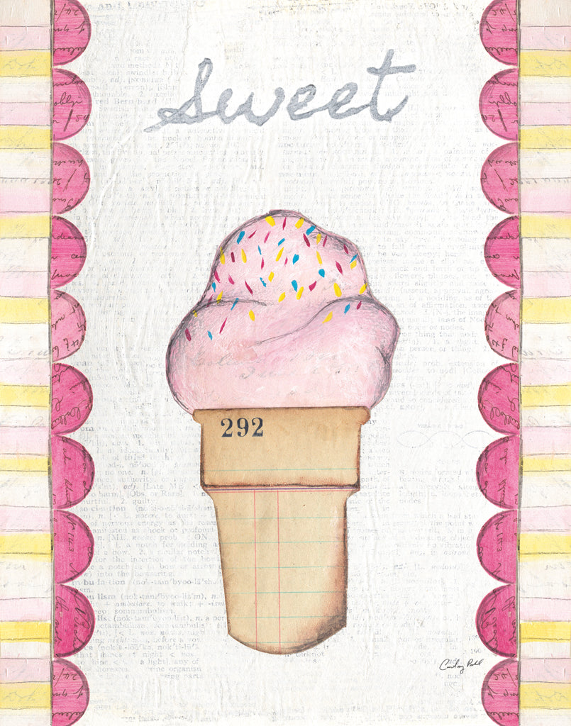 Reproduction of The Scoop II Border by Courtney Prahl - Wall Decor Art