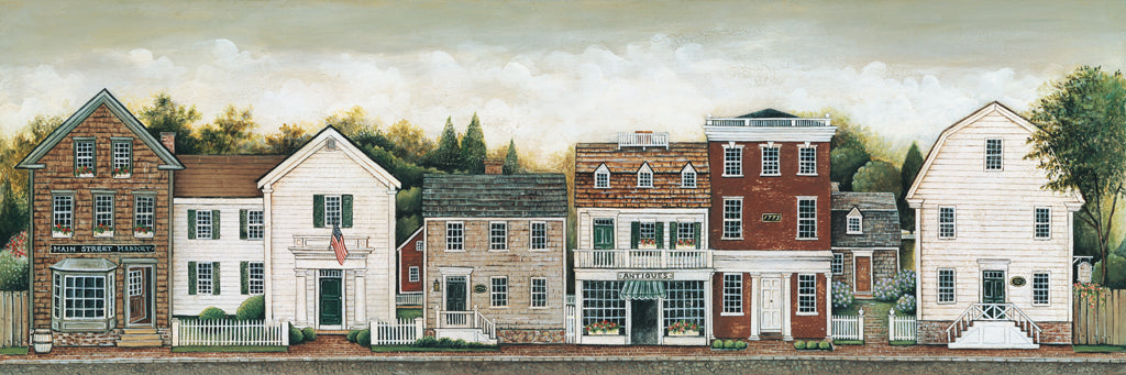 Reproduction of Main Street II by David Carter Brown - Wall Decor Art