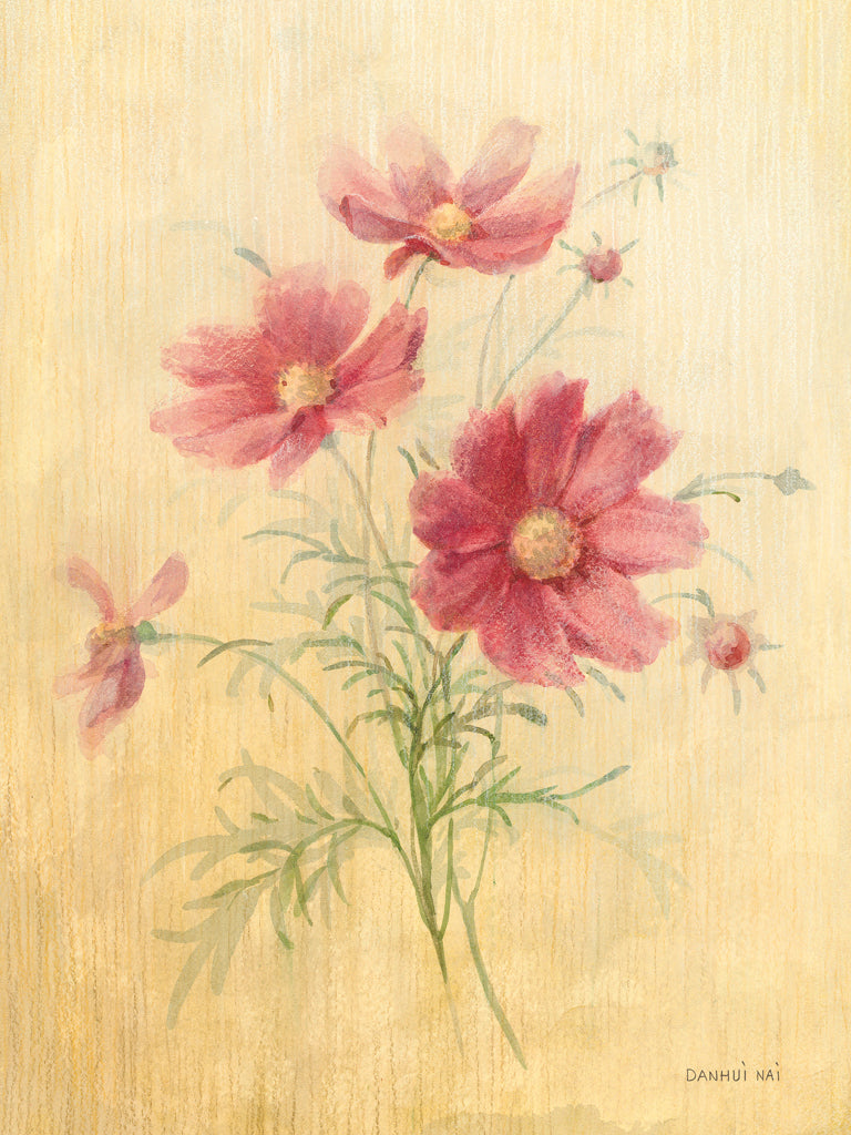 Reproduction of October Cosmos by Danhui Nai - Wall Decor Art