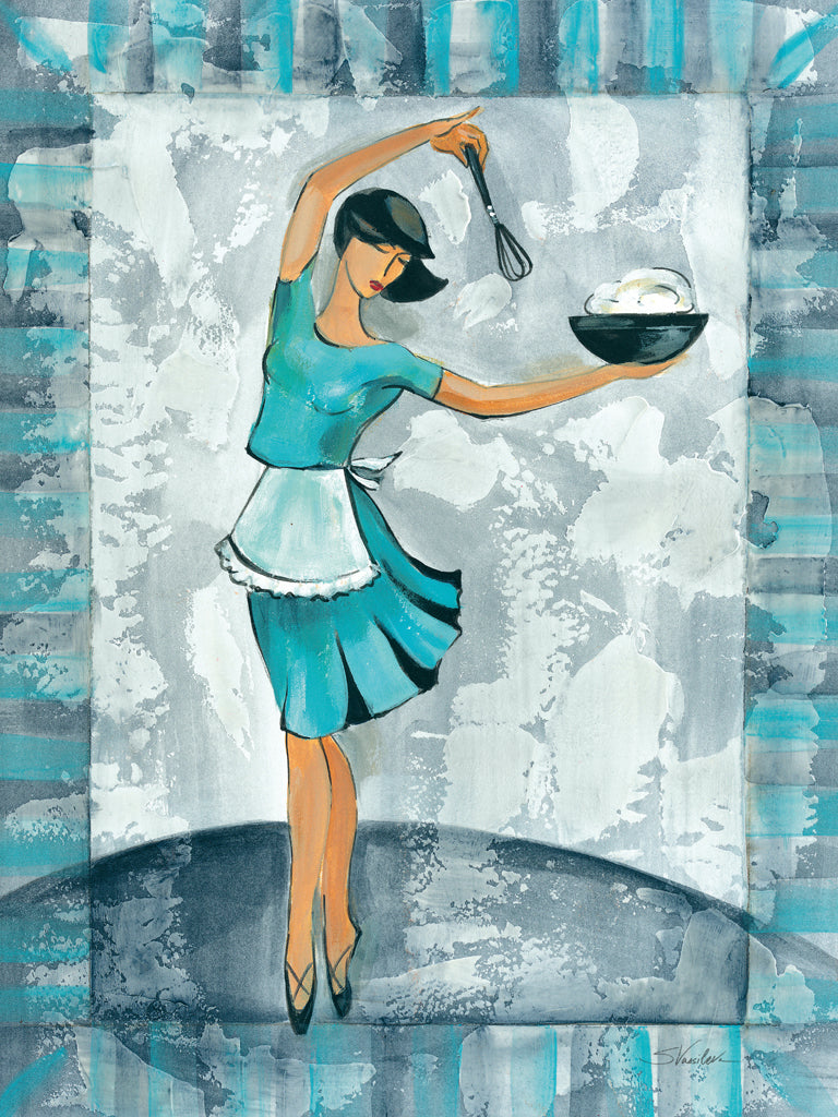 Reproduction of Happy Housewife II by Silvia Vassileva - Wall Decor Art