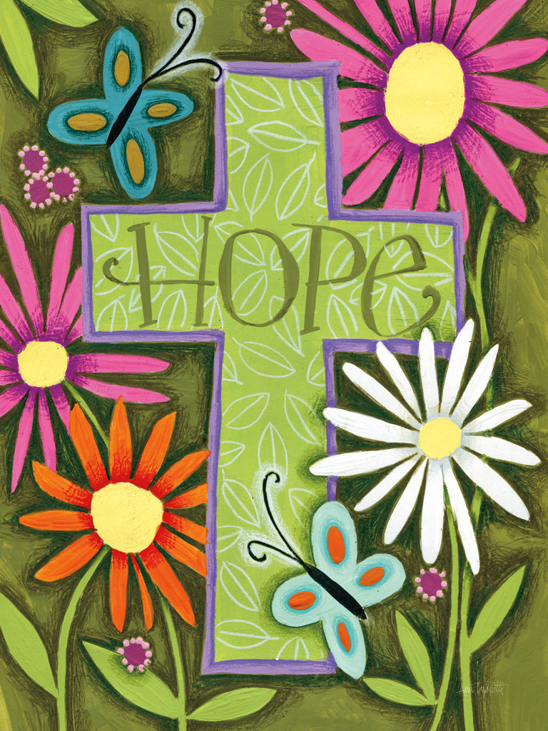 Reproduction of Hope Cross by Anne Tavoletti - Wall Decor Art
