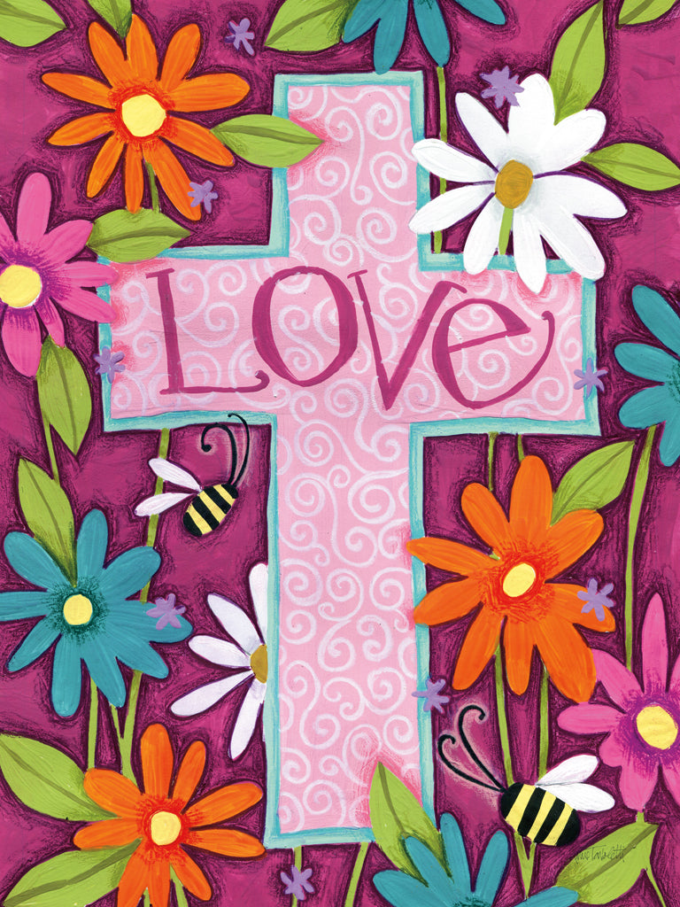 Reproduction of Love Cross by Anne Tavoletti - Wall Decor Art