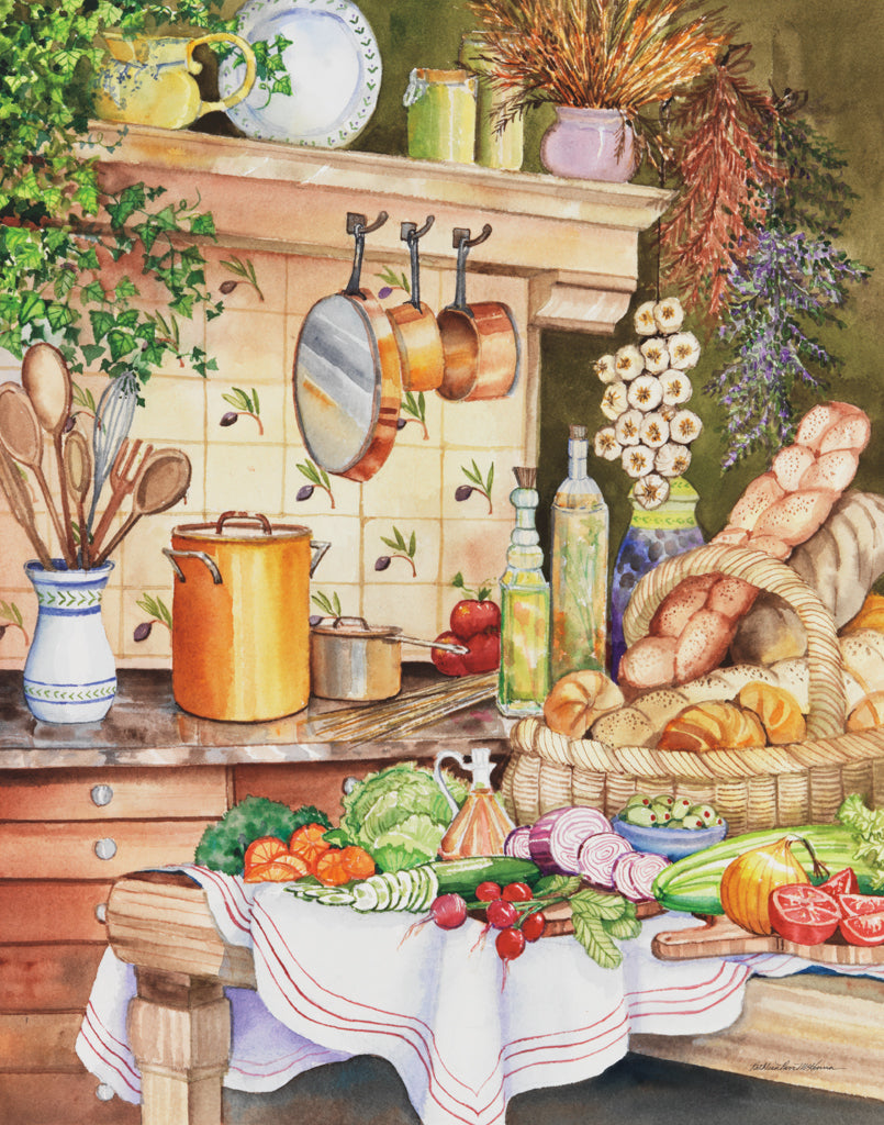 Reproduction of Cucina by Kathleen Parr McKenna - Wall Decor Art