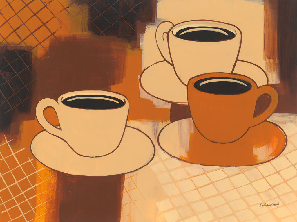 Reproduction of Coffee at the Diner by Kathrine Lovell - Wall Decor Art