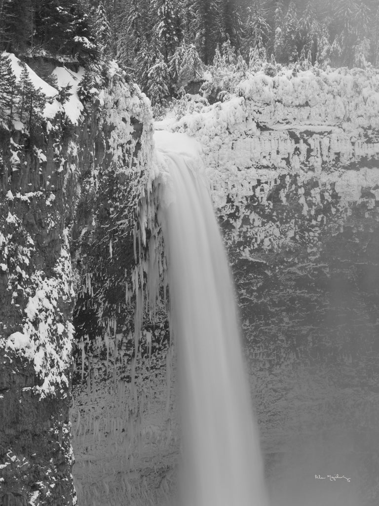 Reproduction of Helmcken Falls in Winter by Alan Majchrowicz - Wall Decor Art