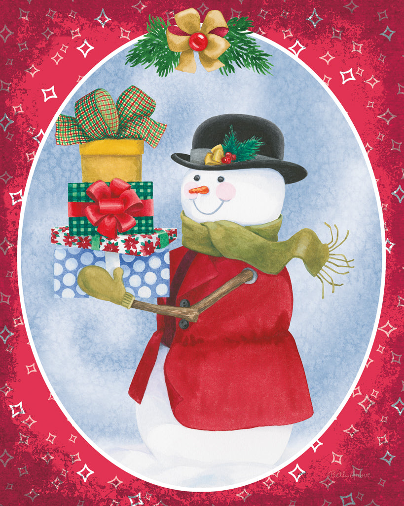 Reproduction of Main Street Christmas VIII by Beth Grove - Wall Decor Art