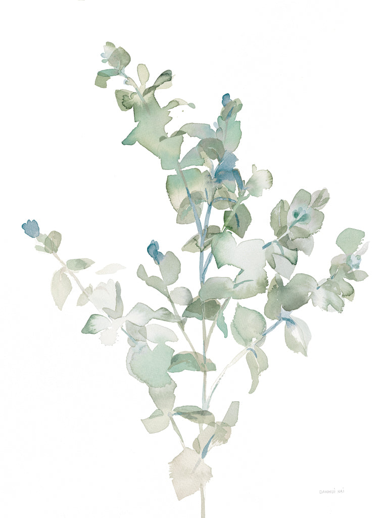 Reproduction of Eucalyptus II Cool by Danhui Nai - Wall Decor Art