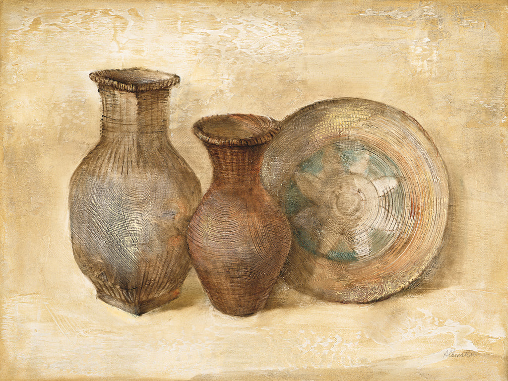 Reproduction of Woven Vessels II by Albena Hristova - Wall Decor Art