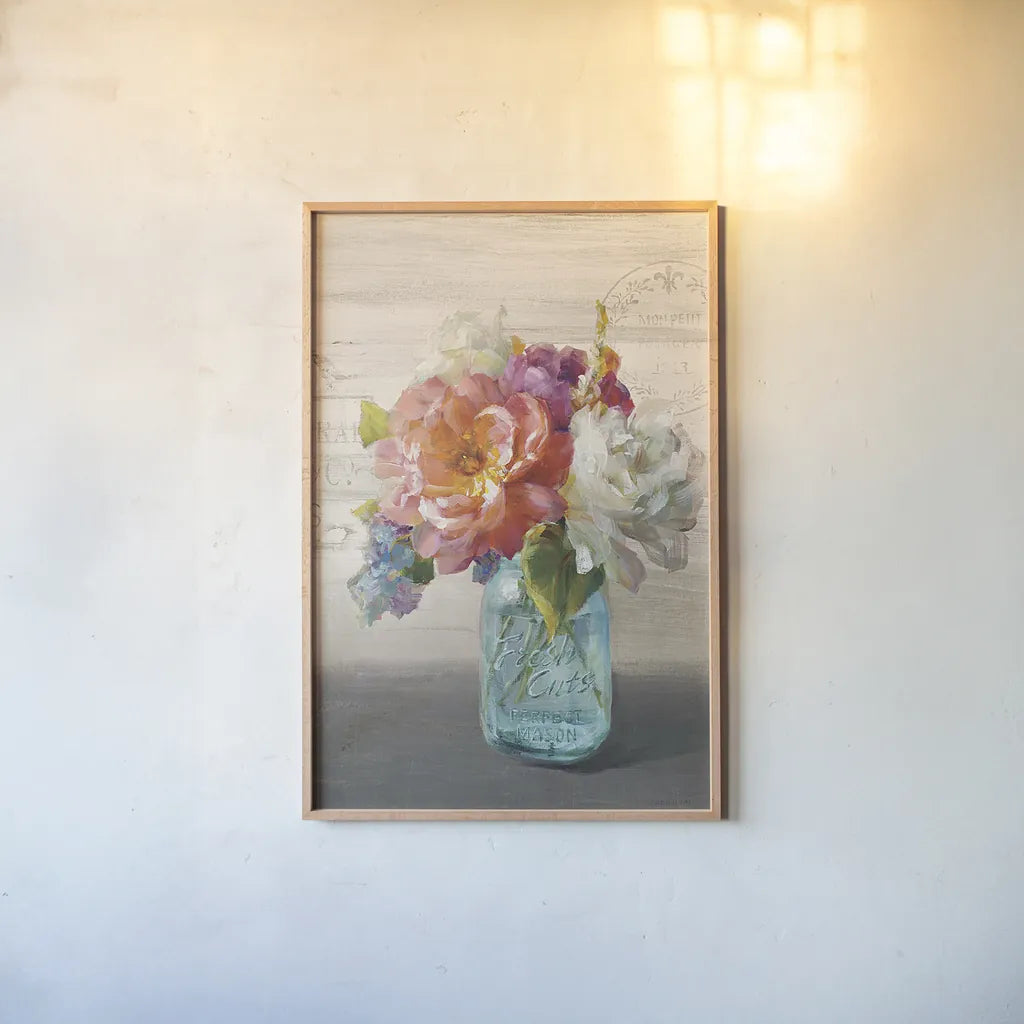 c by Danhui Nai. shown as a paper print in a natural frame. Available as a archival giclee rolled canvas, fine art paper, or poster print. SKU 17850h.