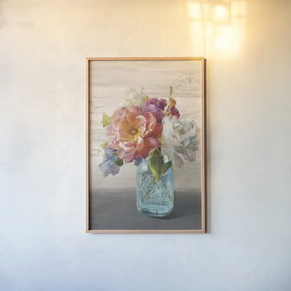 c by Danhui Nai. shown as a paper print in a natural frame. Available as a archival giclee rolled canvas, fine art paper, or poster print. SKU 17850h.