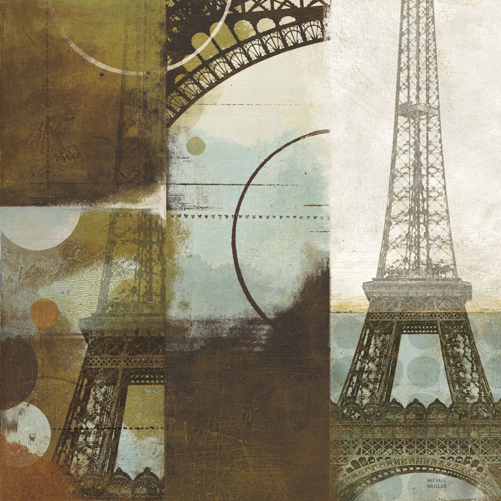 Reproduction of Abstract Tower by Michael Mullan - Wall Decor Art