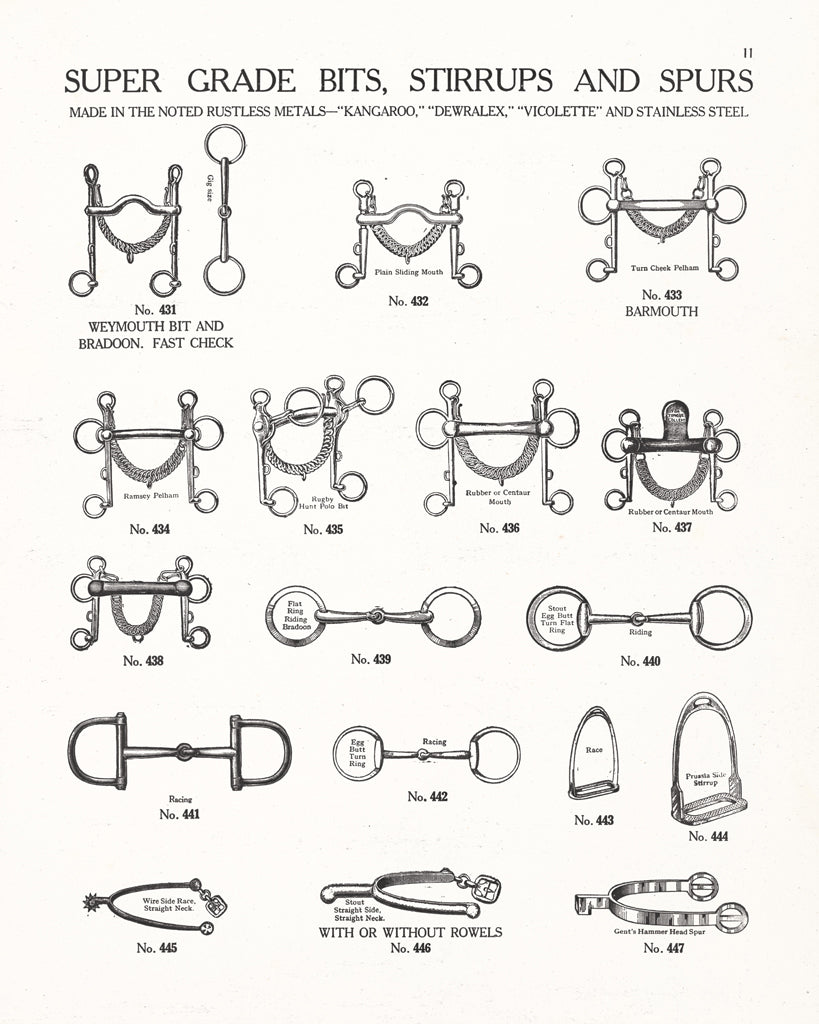 Reproduction of Equine Riding Gear I v2 BW by Wild Apple Portfolio - Wall Decor Art