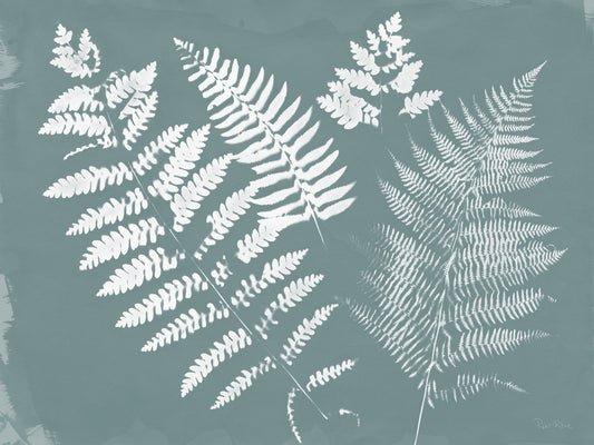 Nature by the Lake Ferns II Gray Mist