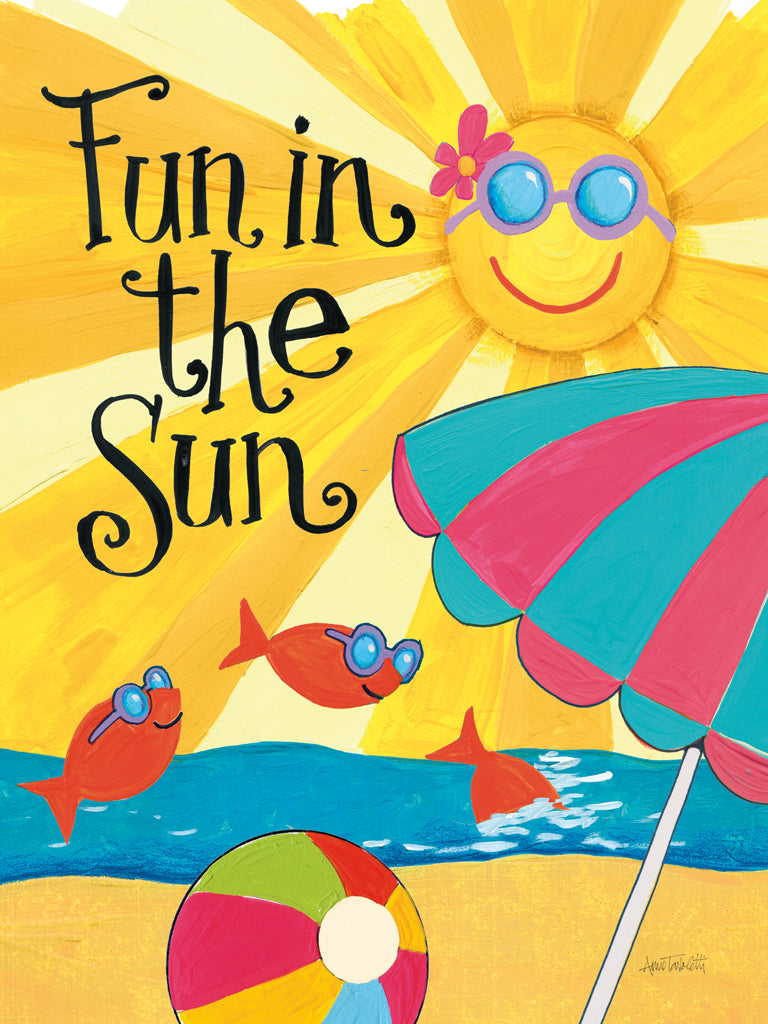Reproduction of Fun in the Sun by Anne Tavoletti - Wall Decor Art