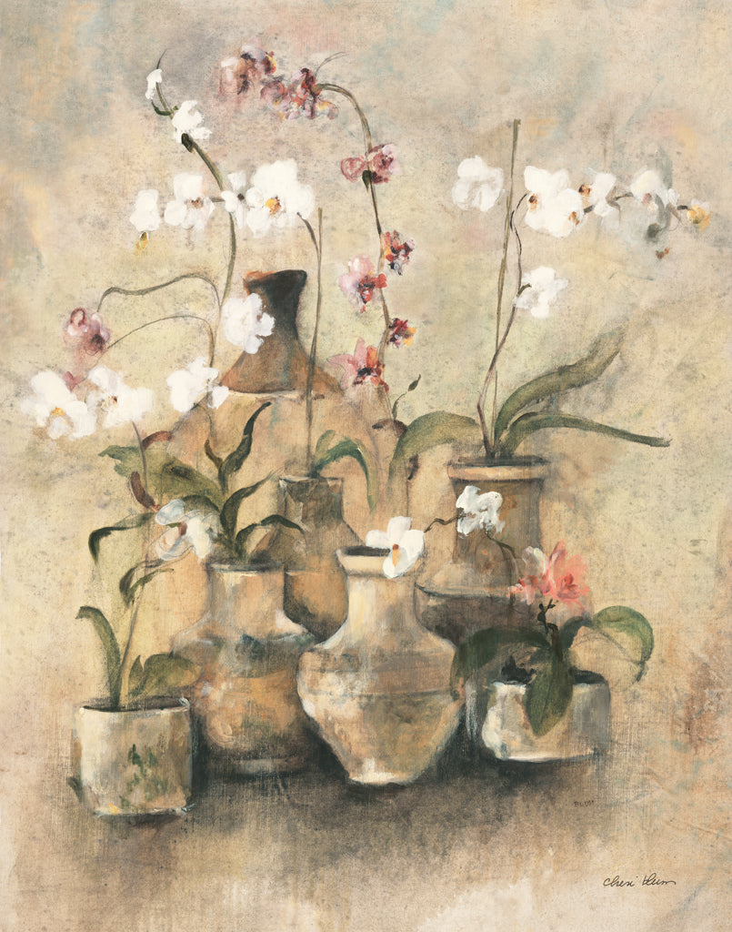 Reproduction of Arrangement of Orchids I by Cheri Blum - Wall Decor Art