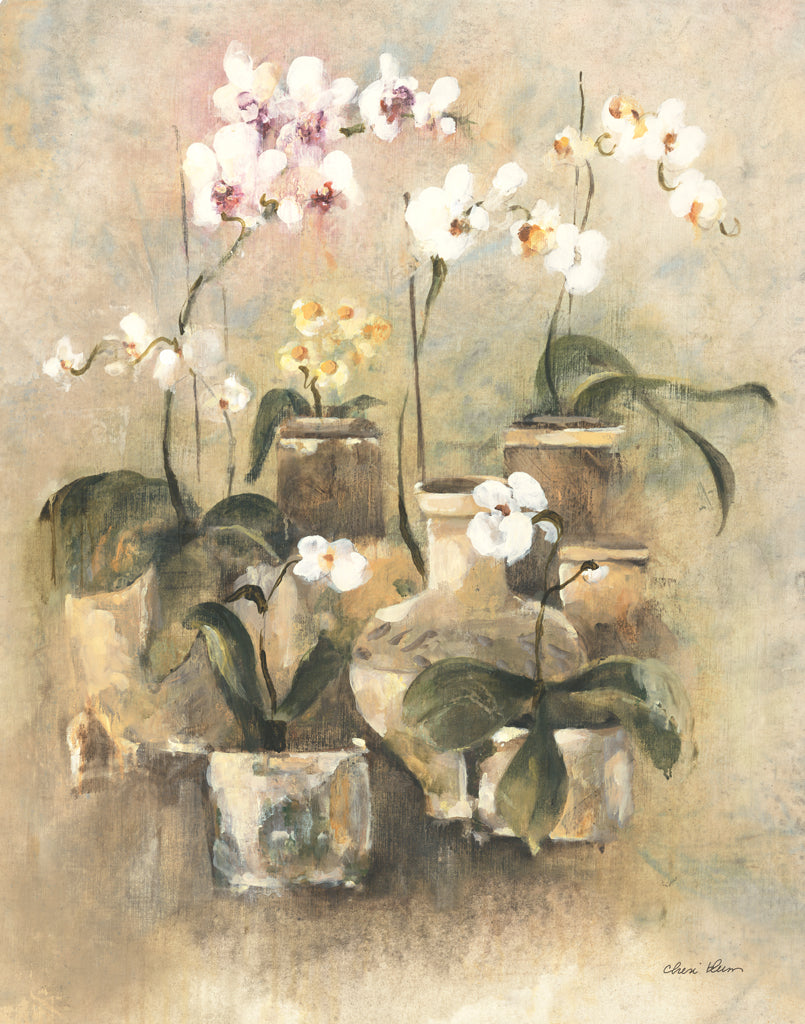 Reproduction of Arrangement of Orchids II by Cheri Blum - Wall Decor Art