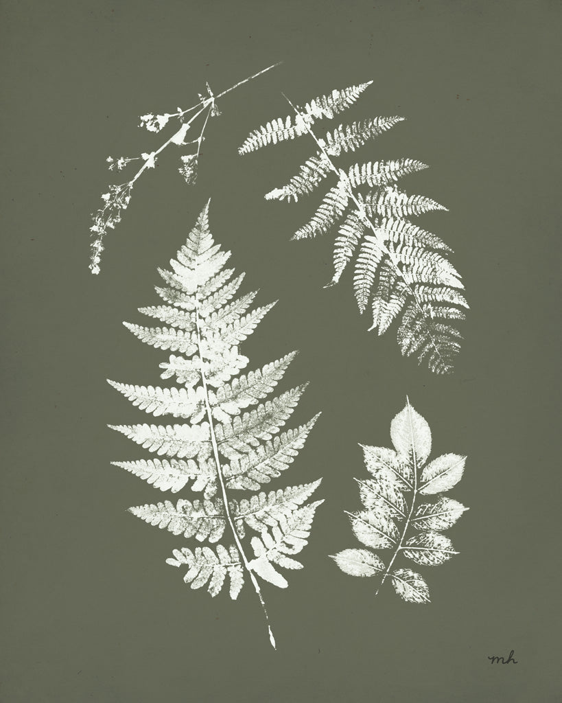 Reproduction of Walk in the Woods I on Green by Moira Hershey - Wall Decor Art