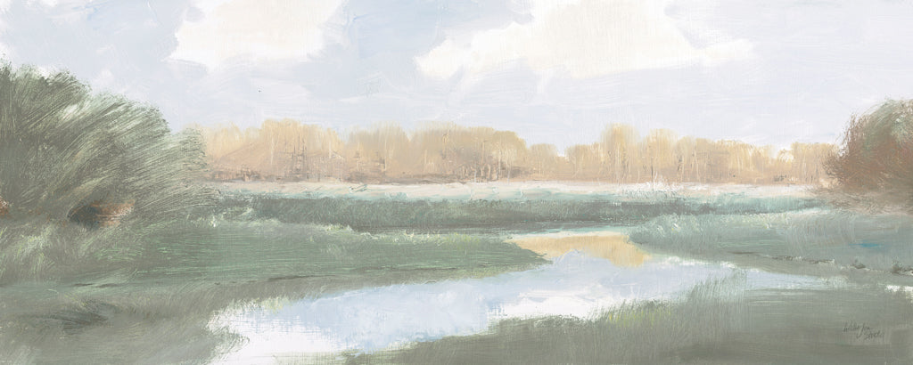 Reproduction of Peaceful Stream Sage by Wellington Studio - Wall Decor Art