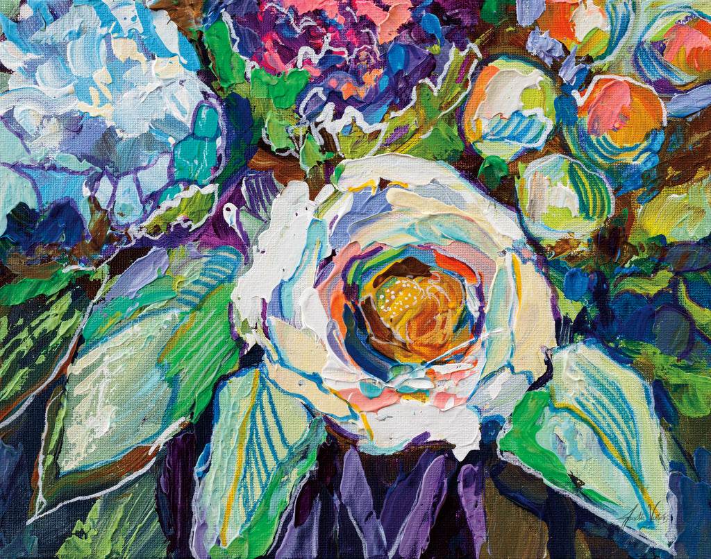 Reproduction of Courage by Jeanette Vertentes - Wall Decor Art