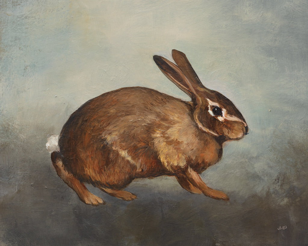 Reproduction of Country Hare by Julia Purinton - Wall Decor Art