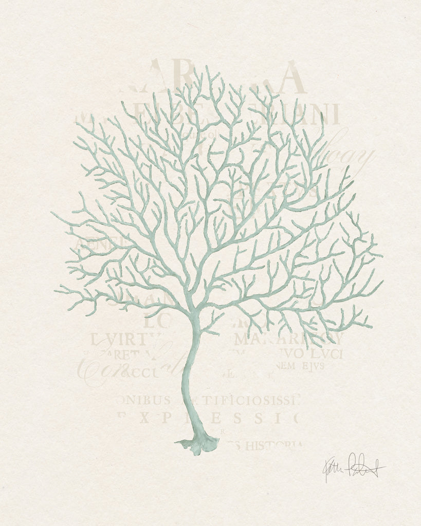 Reproduction of Blue Sea Garden IV by Katie Pertiet - Wall Decor Art