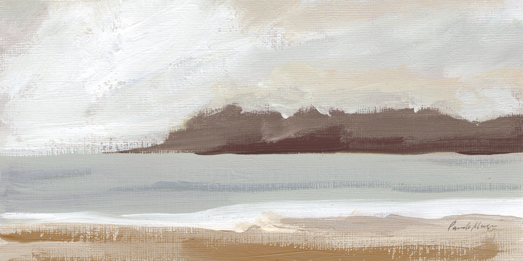 Reproduction of Lake Beach Neutral Crop by Pamela Munger - Wall Decor Art