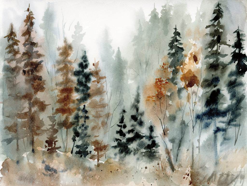 Reproduction of Northern Forest by Katrina Pete - Wall Decor Art