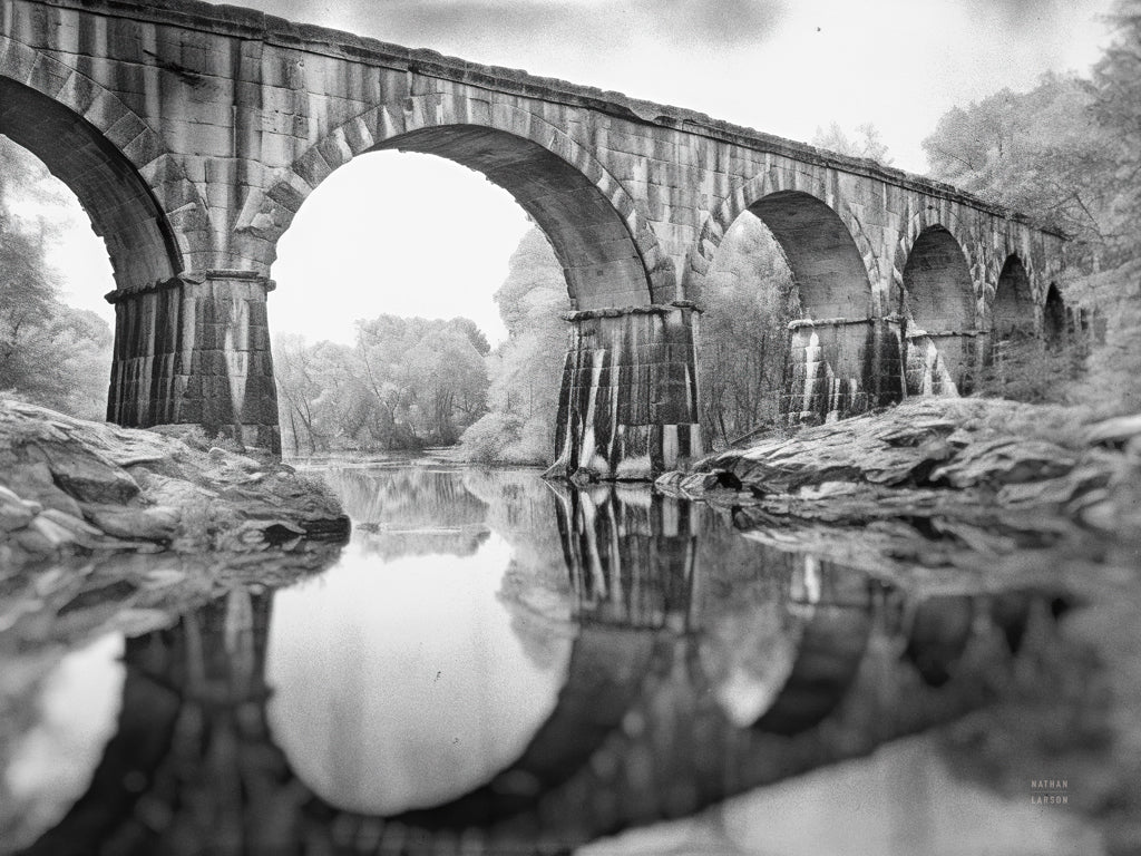 Reproduction of Aqueduct V by Nathan Larson - Wall Decor Art