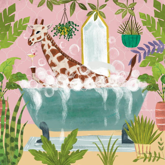 Giraffe in Tub