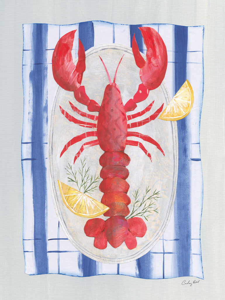 Reproduction of Seafood Platter I by Courtney Prahl - Wall Decor Art
