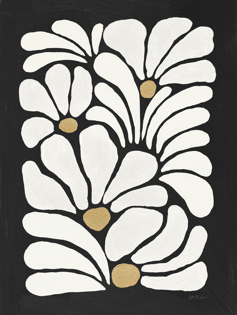 Reproduction of Boho Bouquet I BW by Yvette St. Amant - Wall Decor Art