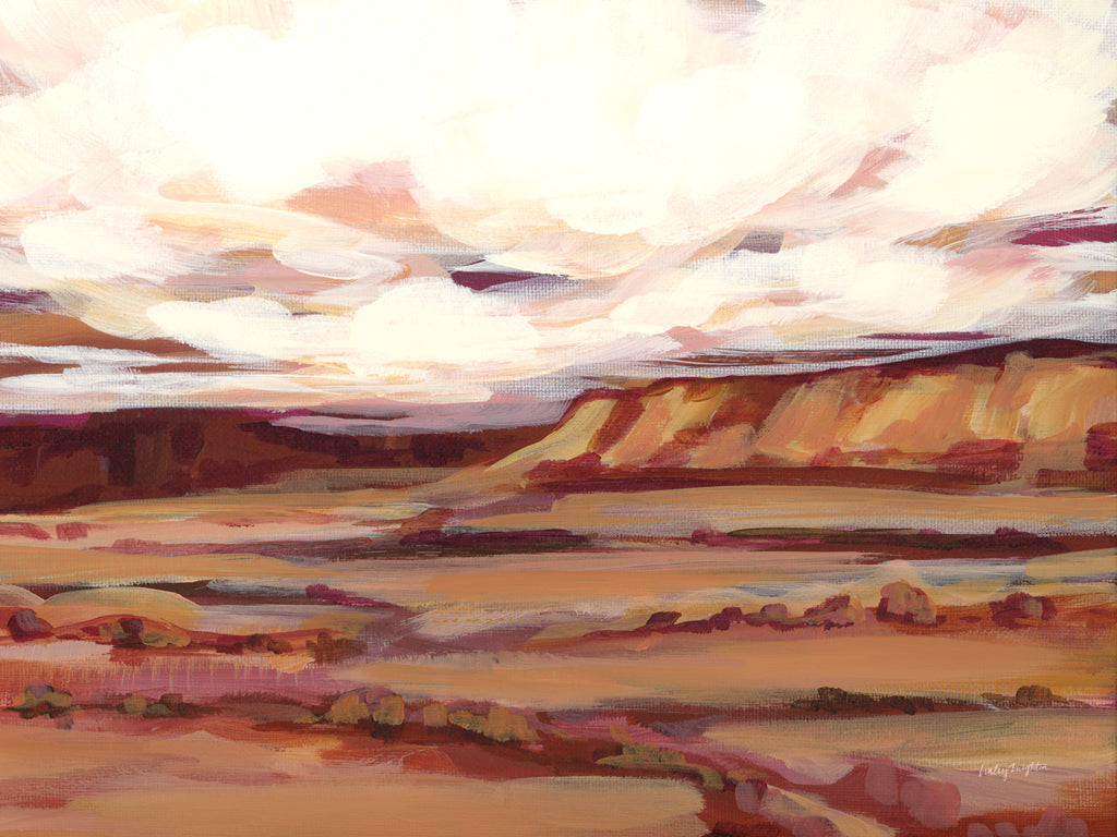 Reproduction of Mauve Mesa I by Haley Knighten - Wall Decor Art
