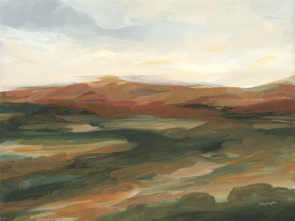 Reproduction of Terracotta Valley by Haley Knighten - Wall Decor Art