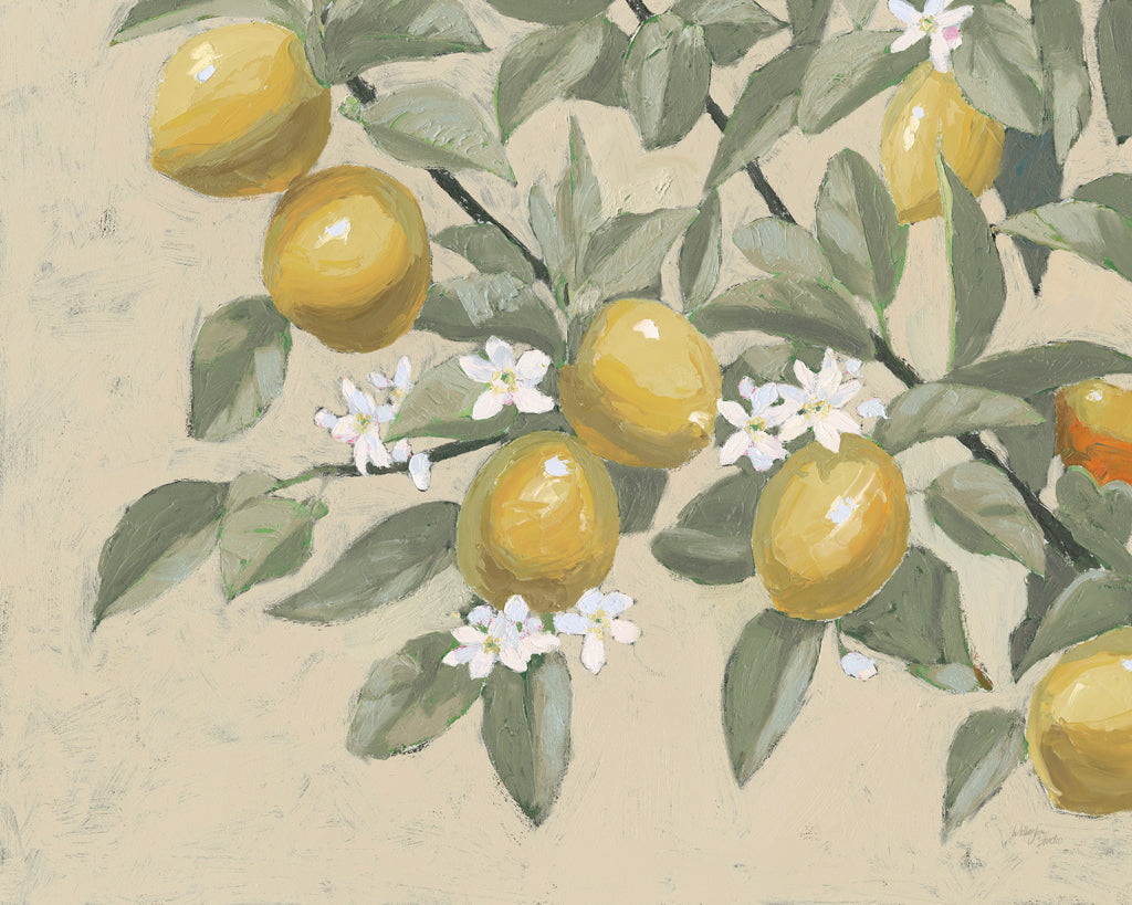 Reproduction of Lemon Branch Neutral by Wellington Studio - Wall Decor Art