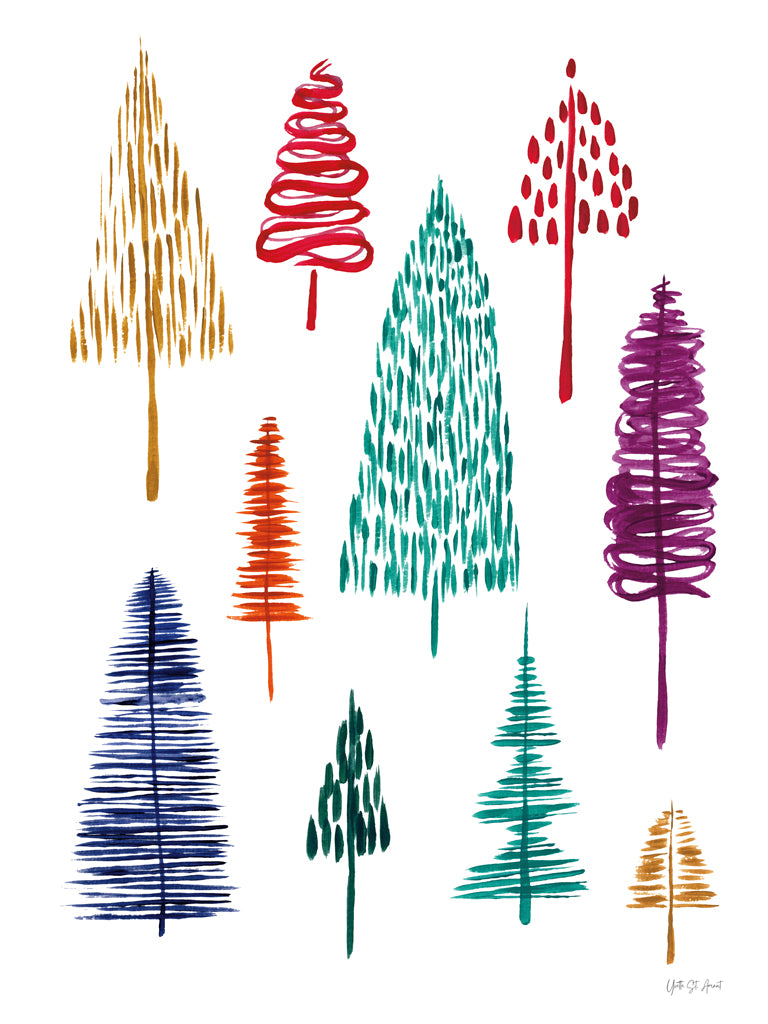 Reproduction of Jewel Trees I by Yvette St. Amant - Wall Decor Art