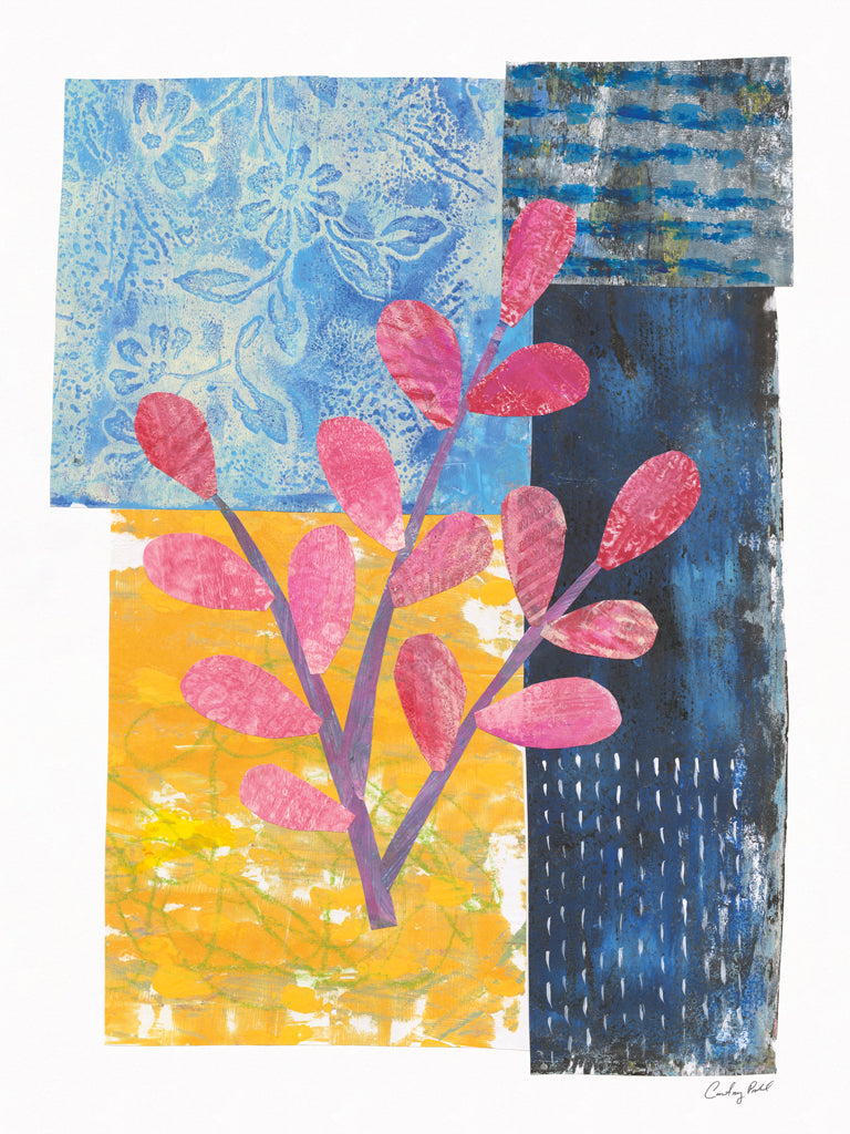 Reproduction of Patchwork Plants III by Courtney Prahl - Wall Decor Art