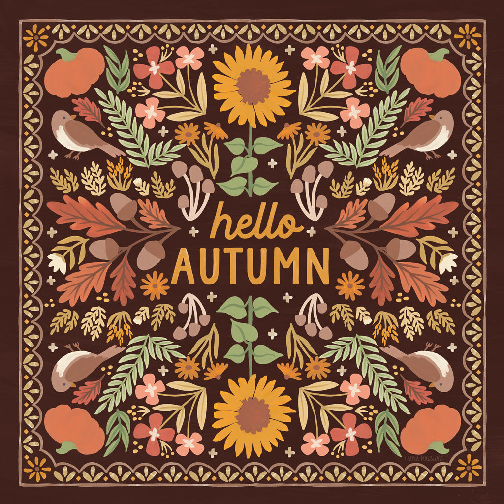 Reproduction of Autumn Days X Dark by Laura Marshall - Wall Decor Art